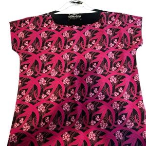 Retail $426 CHIARA BONI LA PETITE ROBE Spring Floral Top